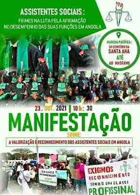 Assistentes sociais saem às ruas para manifestar