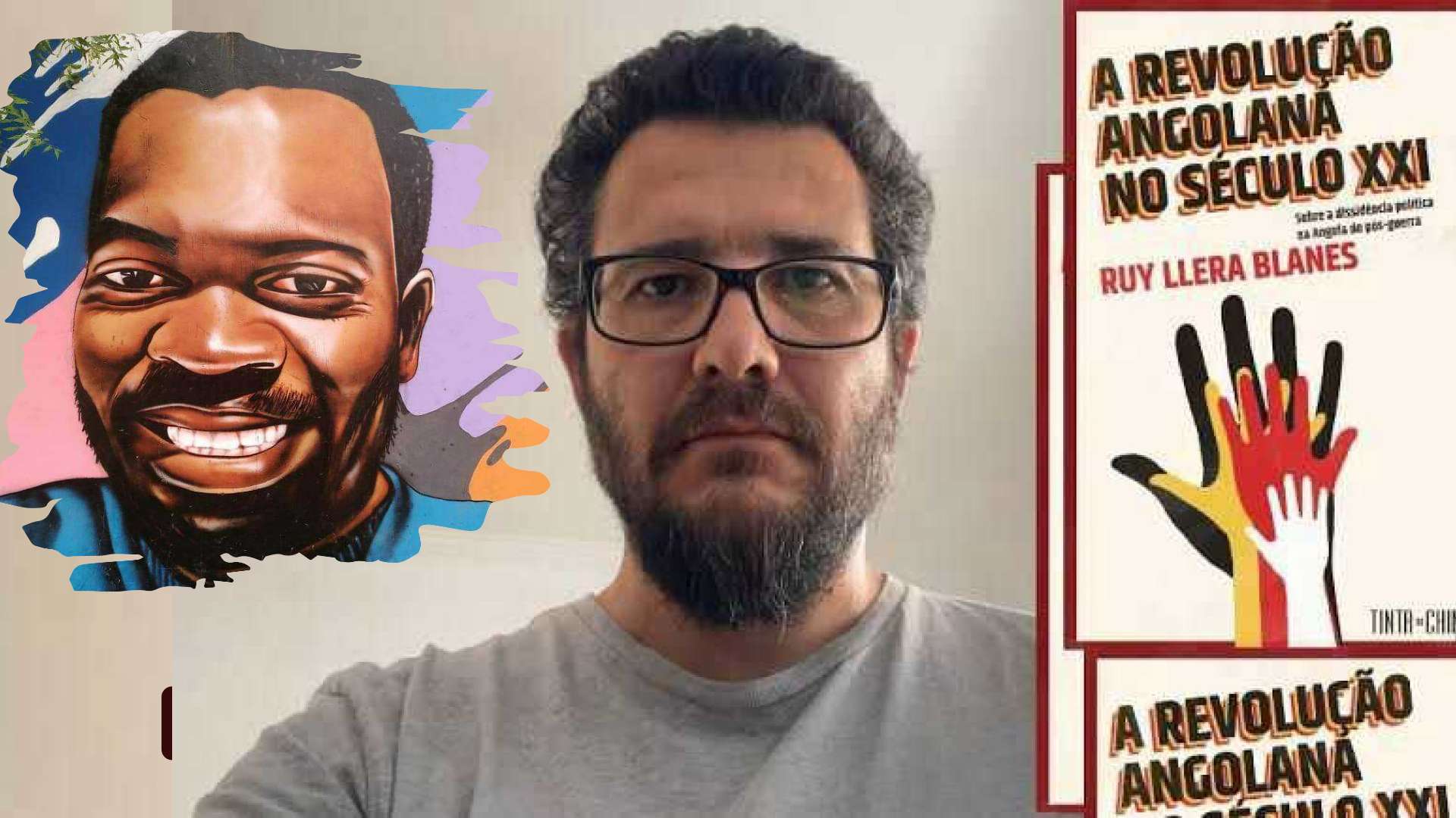 Ruy Llera Blanes e activista Samussuku