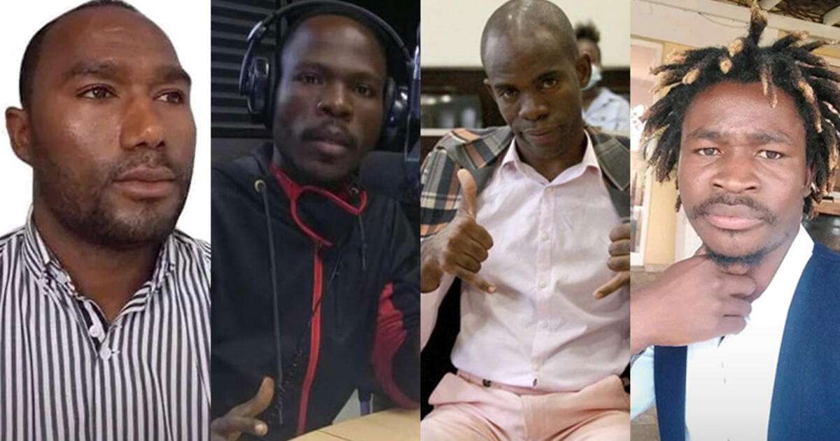 Adolfo Campos, Tanaice Neutro, Hermenegildo Victor José e Abraão Pedro Santos