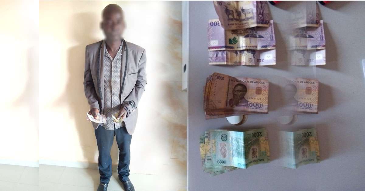 Cidadão de 41 anos, acusado de práticas de burla a comerciantes na Huíla