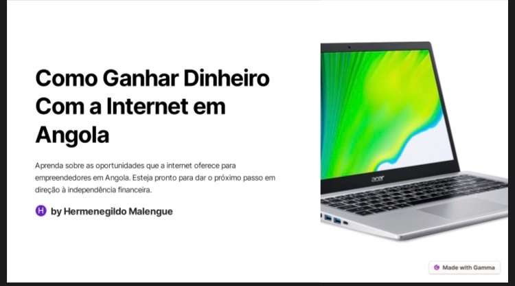 Como Ganhar dinheiro na Internet em Angola