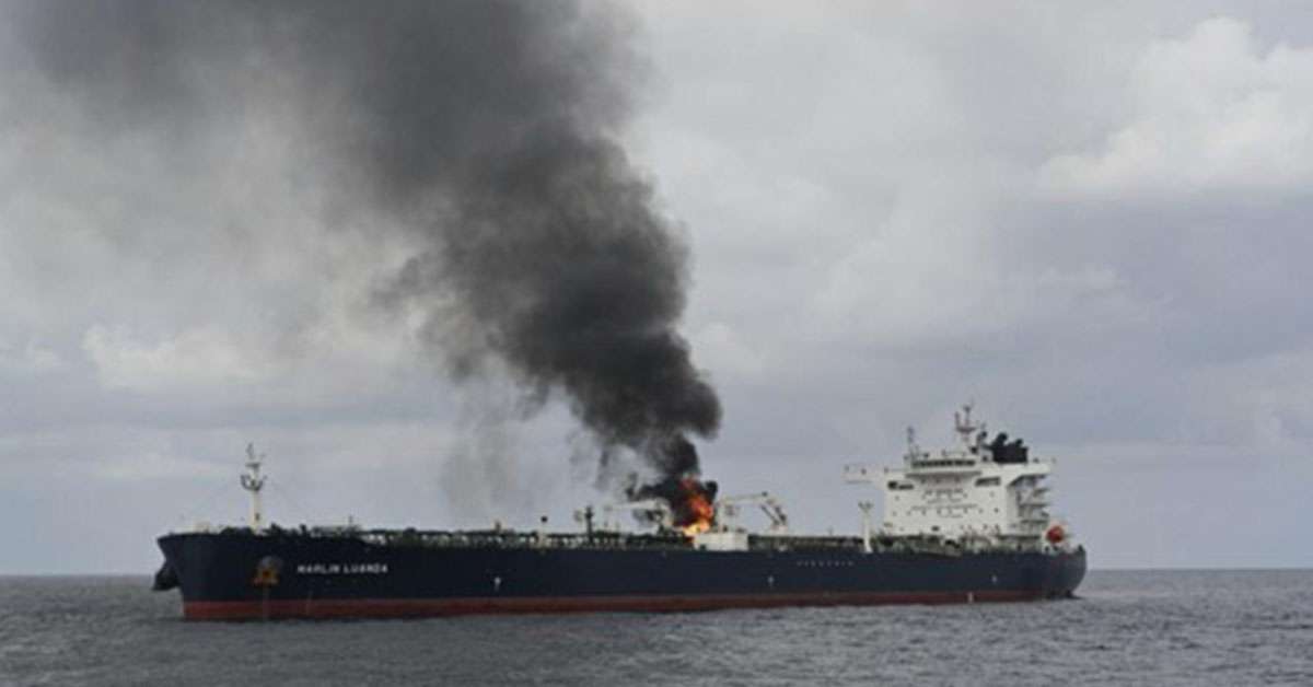 Navio do General Dino ao serviço da Rússia atingido com míssil no Mar Vermelho