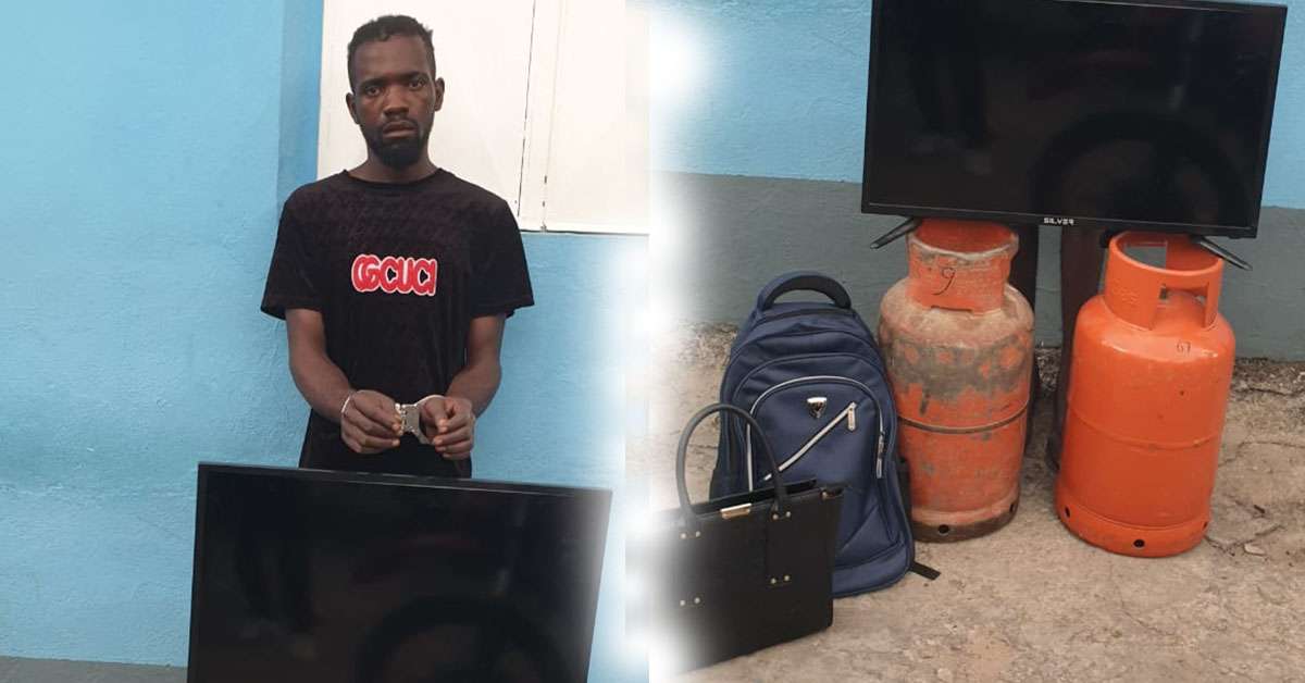 Polícia na Huíla detém "Bad Escorrega" por assaltos a residências no bairro Dr. A. Agostinho neto