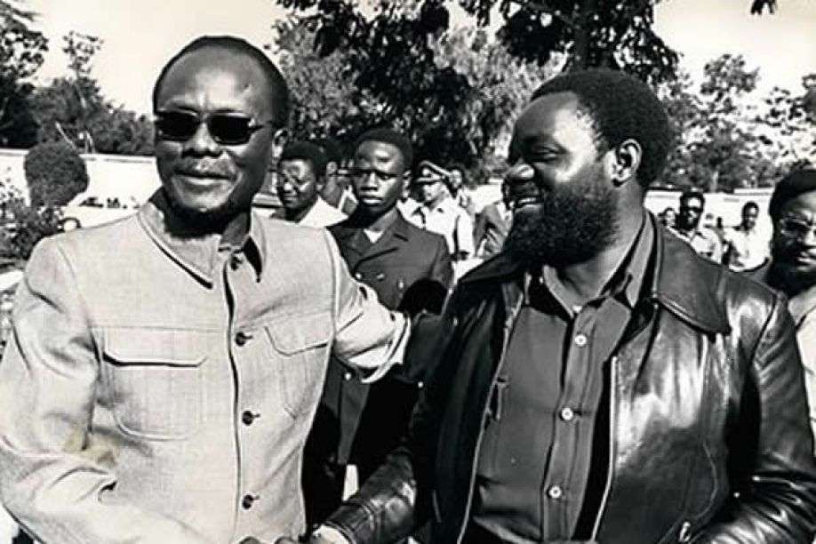 Holden Roberto e Jonas Savimbi