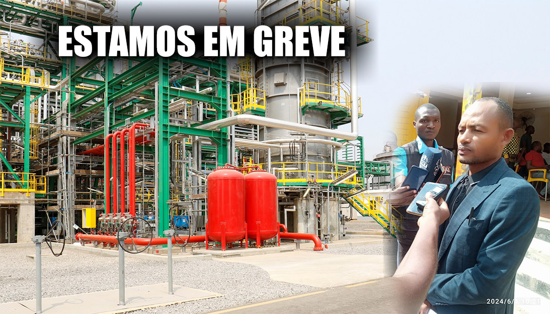 Greve na Refinaria de Luanda