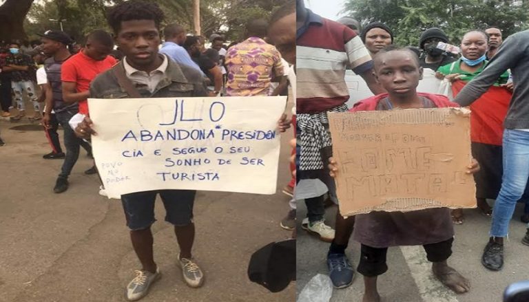 Polícia detém manifestantes em Luanda