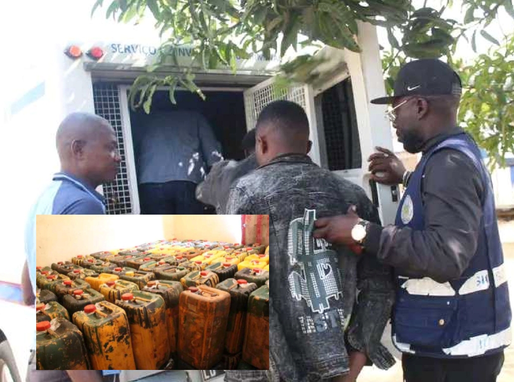 SIC desmantela dois focos de armazenamento ilegal e apreende mais de quinze mil litros de combustíveis em Cabinda