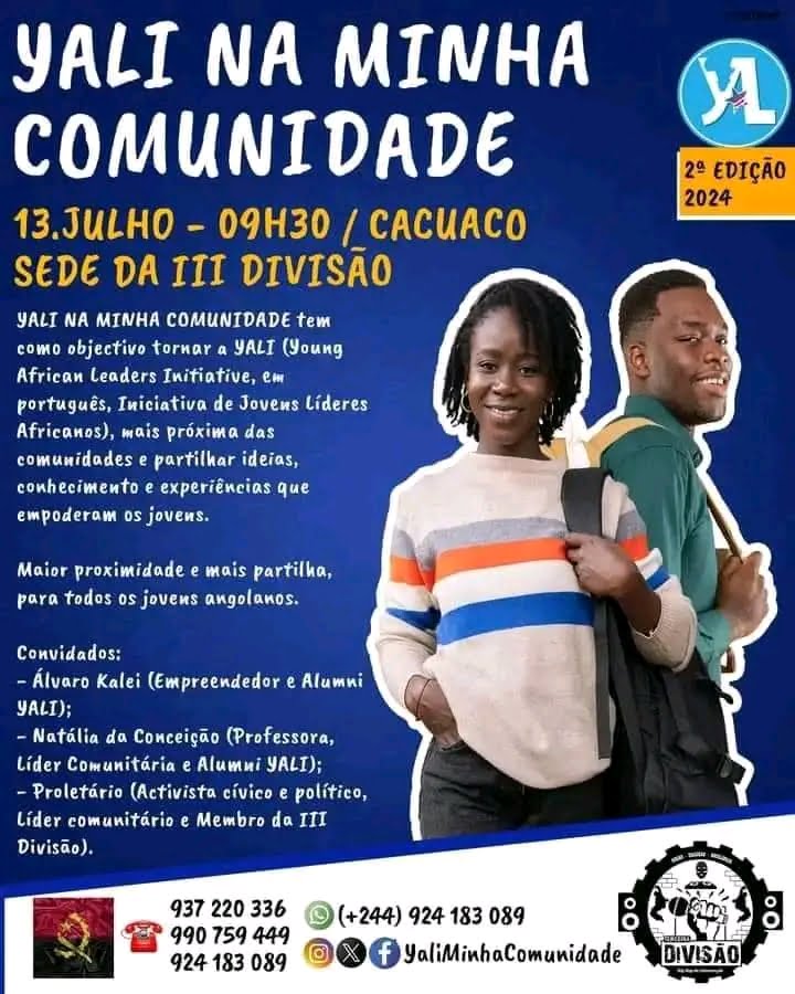 Programa YALI traz iniciativas para jovens em Cacuaco
