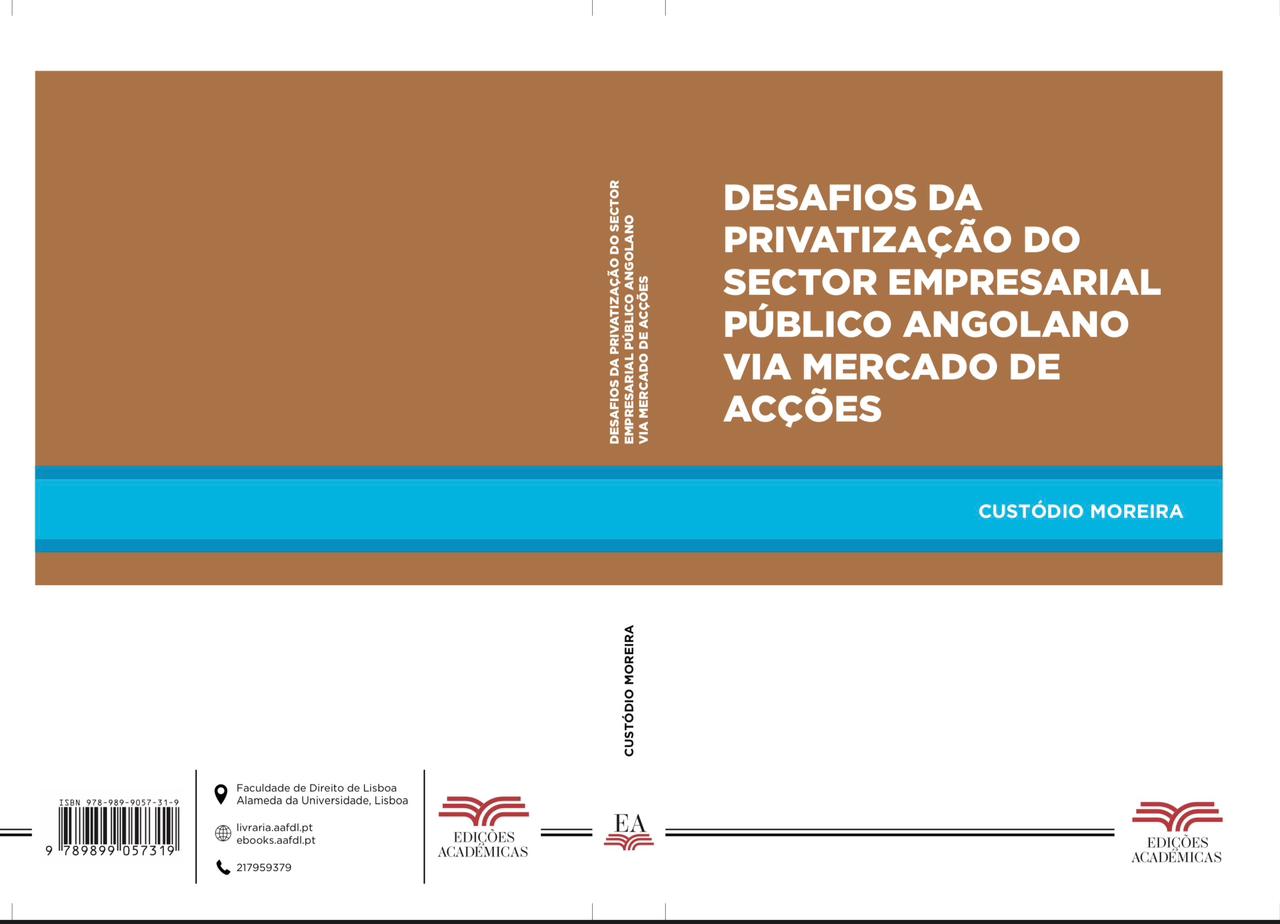 Livro “Desafios da Privatização do Sector Empresarial Público angolano” brevemente no mercado angolano