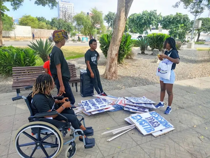 Angola: Mulheres activistas detidas no Largo das Heroínas durante manifestação