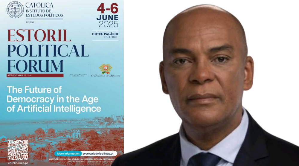 Presidente Adalberto Costa Júnior entre os oradores do Estoril Political Forum 2025