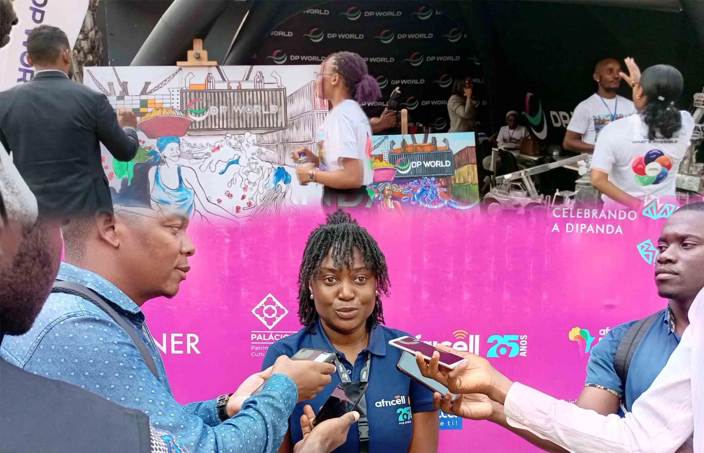 Africell Luanda Feira de Arte abre segunda edição com homenagem aos 50 anos da independência de Angola
