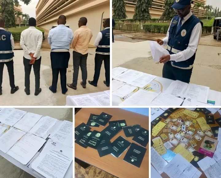 SIC detém seis cidadãos por falsificação de documentos em Luanda e Lunda Norte