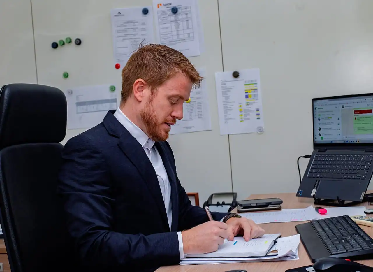 Rui Silva, Diretor-Geral da SOIDA, em seu gabinete.