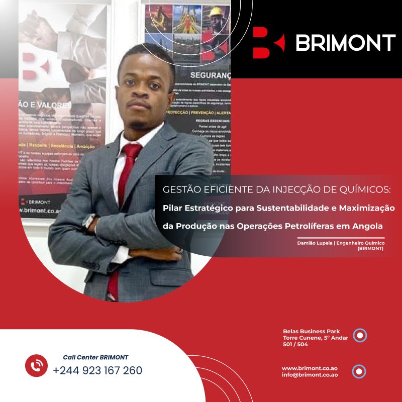 Gestão eficiente da injecção de químicos: um pilar estratégico para a sustentabilidade e a maximização da produção nas operações petrolíferas em Angola