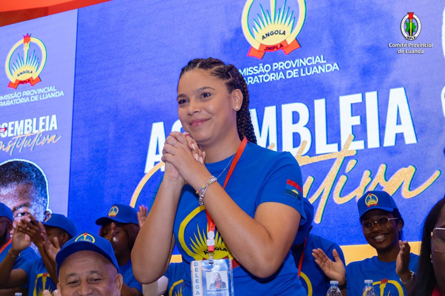 JMPLA em Luanda reconduz Jéssica Romero com 98% dos votos