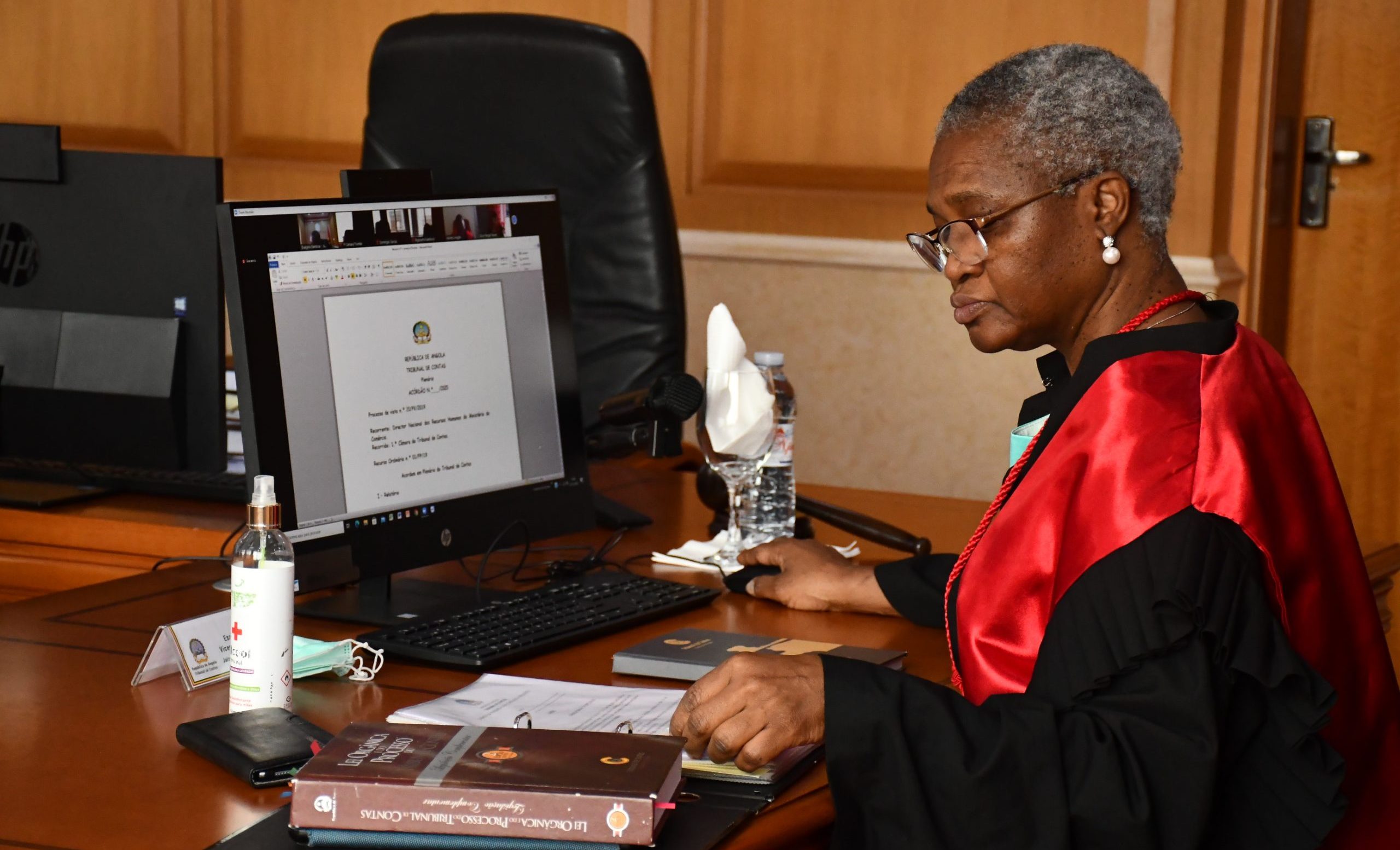 TC extingue medida de interdição de saída do país aplicada à juíza Exalgina Gamboa.