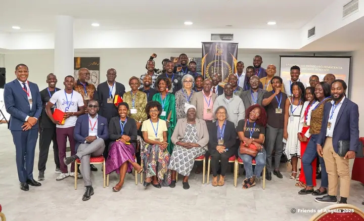 Cerimónia do Prémio Pró-Democracia e Direitos Humanos, promovida pela Friends of Angola, que homenageou activistas e organizações pela defesa da liberdade e da justiça em Angola.