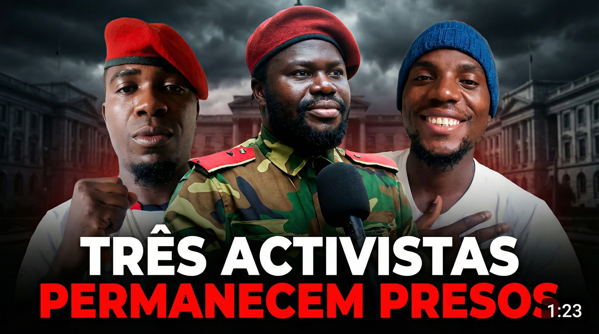 Três activistas permanecem presos arbitrariamente em Angola desde Junho de 2025