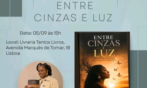 Escritora angolana Celeste Andrade lança livro de poesia "Entre Cinzas e Luz" em Lisboa
