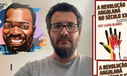 Ruy Llera Blanes e activista Samussuku