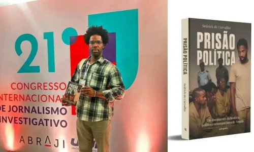 Livro "Prisão Política" do activista angolano Sedrick de Carvalho ganha edição brasileira