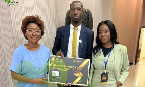 A Minuto Verde foi distinguida em Luanda pela sua contribuição na promoção da sustentabilidade e preservação ambiental.