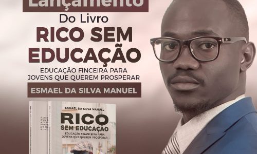 Esmael Manuel apresenta primeiro livro dedicado à educação financeira e valores sociais.