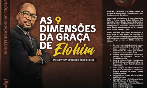 Líder da Igreja da Fé Apostólica em Angola apresenta o livro "As 9 Dimensões da Graça de Elohim"